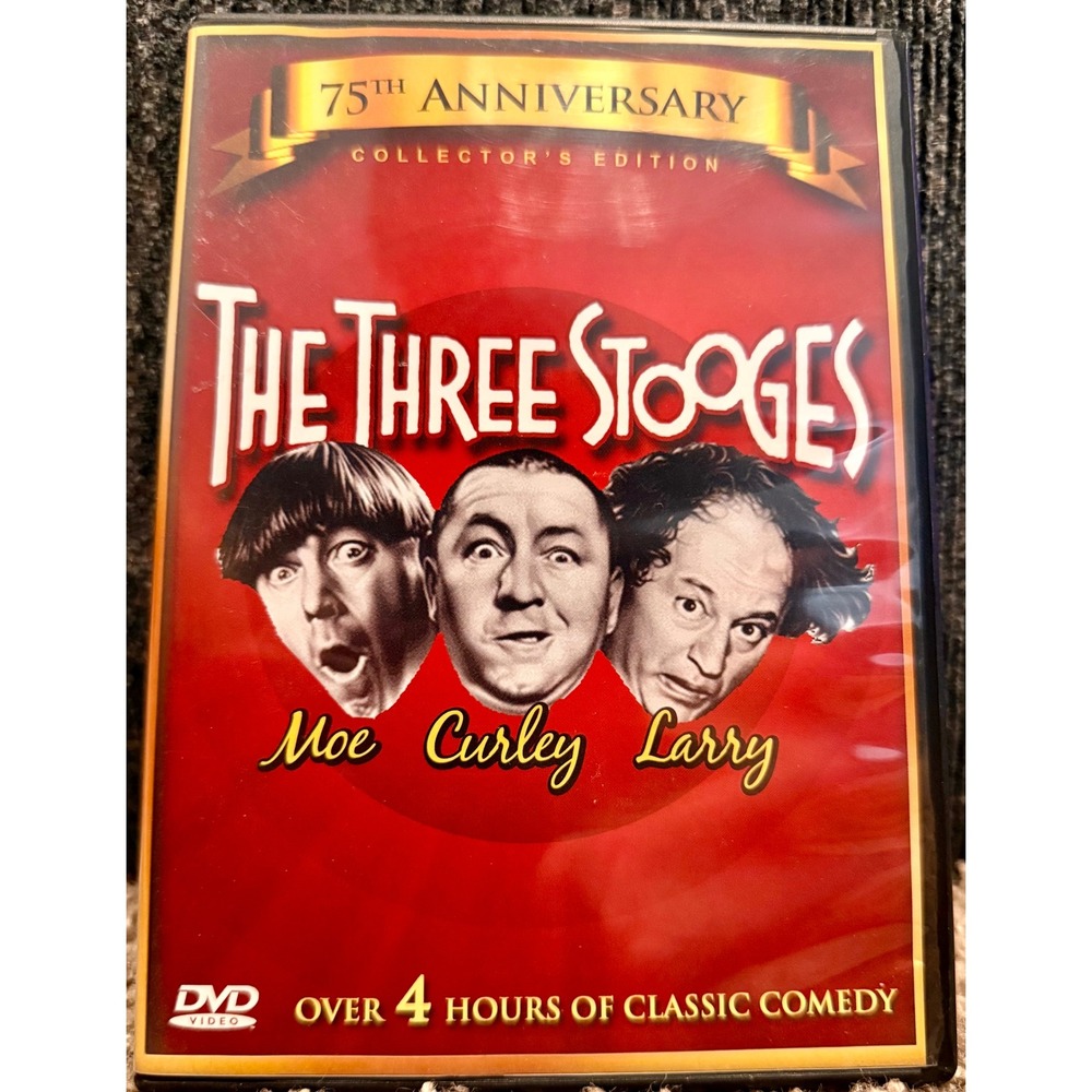 The Three Stooges DVD 75th Anniversary Collector Edition Excellent Comedy